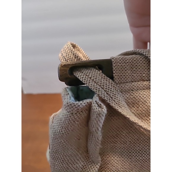 Vintage TOBY WESTON USA Cream Tan‎ CANVAS Bohemian California - Picture 13 of 15